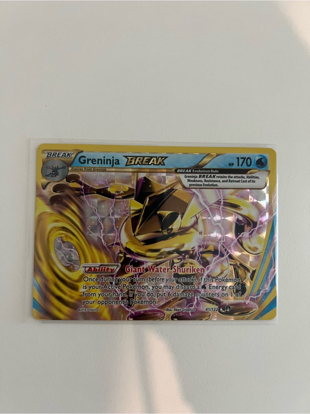 Pokemon Greninja BREAK Card